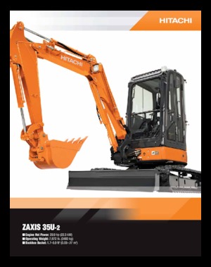 मिनी एक्सकेवेटर Hitachi ZX 35