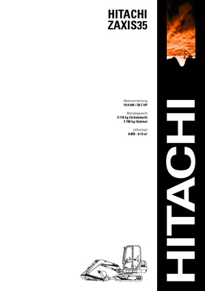 मिनी एक्सकेवेटर Hitachi ZX 35 U-2