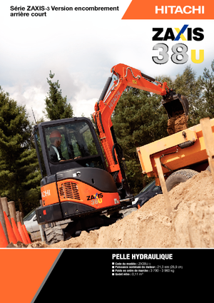 मिनी एक्सकेवेटर Hitachi ZX 38 U 3