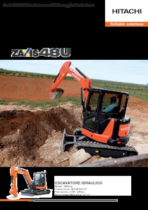 मिनी एक्सकेवेटर Hitachi ZX48U-5A