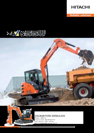 मिनी एक्सकेवेटर Hitachi ZX55U-5A