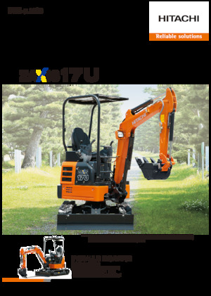 मिनी एक्सकेवेटर Hitachi ZX17U-5A