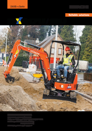 मिनी एक्सकेवेटर Hitachi ZX19U-6