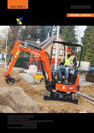 मिनी एक्सकेवेटर Hitachi ZX19U-6
