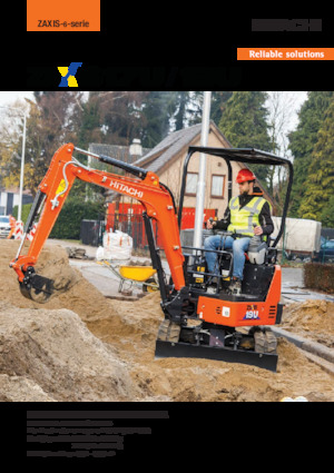 मिनी एक्सकेवेटर Hitachi ZX19U-6
