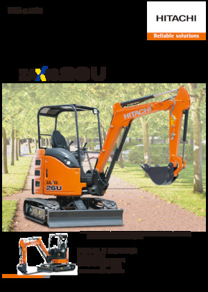 मिनी एक्सकेवेटर Hitachi ZX26U-5A