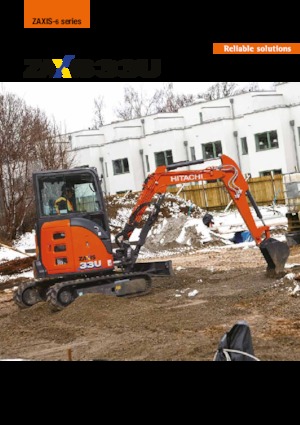 मिनी एक्सकेवेटर Hitachi ZX33U-6
