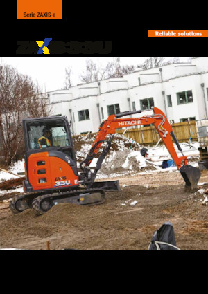 मिनी एक्सकेवेटर Hitachi ZX33U-6