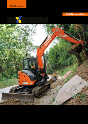 मिनी एक्सकेवेटर Hitachi ZX55U-6
