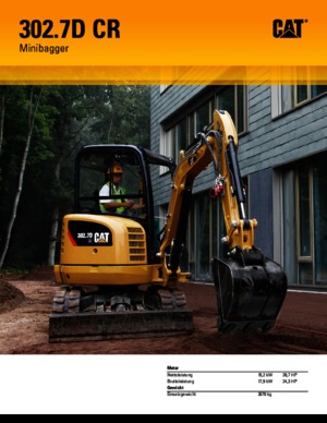 मिनी एक्सकेवेटर Caterpillar 302.7D CR
