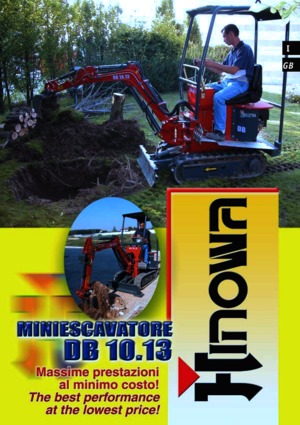 मिनी एक्सकेवेटर Hinowa DB 10.13