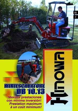 मिनी एक्सकेवेटर Hinowa DB 10.13