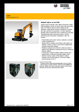 मिनी एक्सकेवेटर Wacker Neuson EZ53