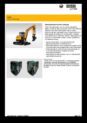 मिनी एक्सकेवेटर Wacker Neuson EZ53
