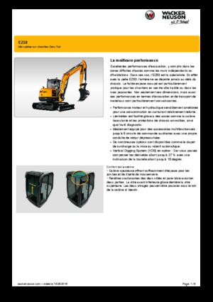 मिनी एक्सकेवेटर Wacker Neuson EZ53