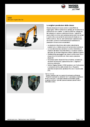 मिनी एक्सकेवेटर Wacker Neuson EZ53
