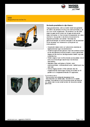 मिनी एक्सकेवेटर Wacker Neuson EZ53