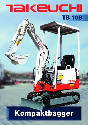मिनी एक्सकेवेटर Takeuchi TB 108 Hybrid