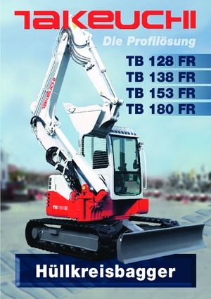 मिनी एक्सकेवेटर Takeuchi TB 128 FR