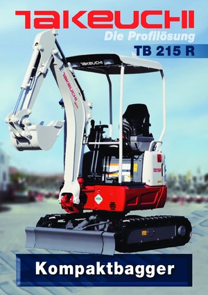 मिनी एक्सकेवेटर Takeuchi TB 215 R