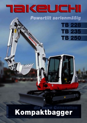 मिनी एक्सकेवेटर Takeuchi TB235 Hybrid
