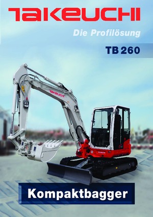मिनी एक्सकेवेटर Takeuchi TB 260