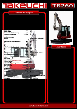 मिनी एक्सकेवेटर Takeuchi TB 260