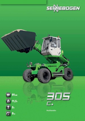 मोबाइल क्रेन - टेलीस्कोपिक बूम Sennebogen 305 C+