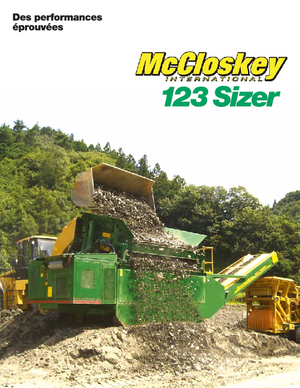 मोबाइल स्क्रीनिंग प्लांट McCloskey 123 Sizer