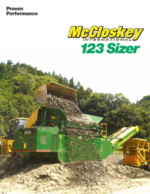मोबाइल स्क्रीनिंग प्लांट McCloskey 123 Sizer