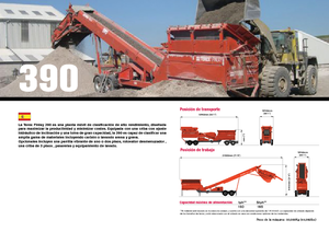 मोबाइल स्क्रीनिंग प्लांट Terex-Finlay 390 Hydrascreen