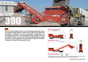 मोबाइल स्क्रीनिंग प्लांट Terex-Finlay 390 Hydrascreen