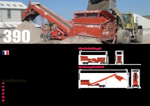 मोबाइल स्क्रीनिंग प्लांट Terex-Finlay 390 Hydrascreen