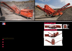 मोबाइल स्क्रीनिंग प्लांट Terex-Finlay 684 - 3 Deck