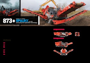 मोबाइल स्क्रीनिंग प्लांट Terex-Finlay 873+ Spaleck