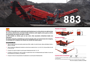 मोबाइल स्क्रीनिंग प्लांट Terex-Finlay 883 Reclaimer
