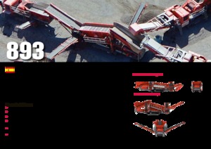 मोबाइल स्क्रीनिंग प्लांट Terex-Finlay 893