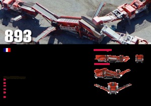 मोबाइल स्क्रीनिंग प्लांट Terex-Finlay 893