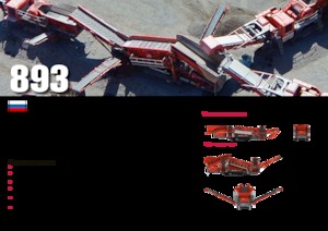 मोबाइल स्क्रीनिंग प्लांट Terex-Finlay 893