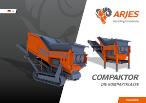मोबाइल स्क्रीनिंग प्लांट Arjes COMPAKTOR 300