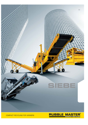 मोबाइल स्क्रीनिंग प्लांट Rubble Master CS 2500/2