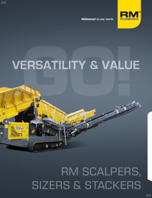 मोबाइल स्क्रीनिंग प्लांट Rubble Master CS 2500 2D