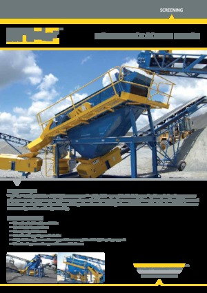 मोबाइल स्क्रीनिंग प्लांट Pilot Crushtec DD2412