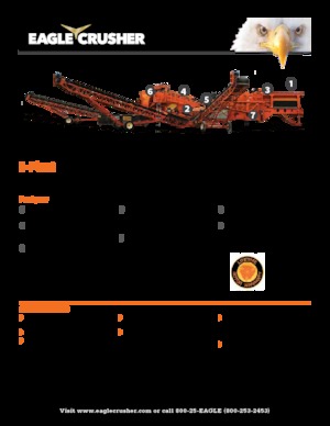 मोबाइल स्क्रीनिंग प्लांट Eagle Crusher E-Plant