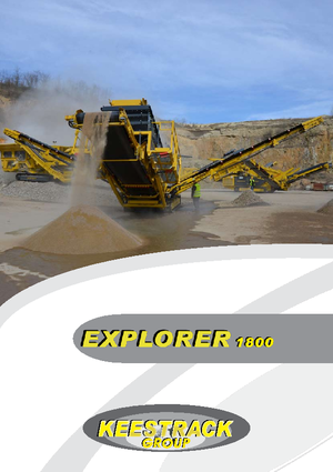 मोबाइल स्क्रीनिंग प्लांट Keestrack Explorer 1800