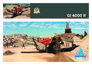 मोबाइल स्क्रीनिंग प्लांट Gasparin Gi 4000 R 