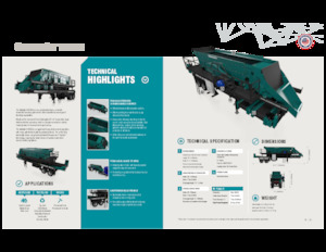 मोबाइल स्क्रीनिंग प्लांट Powerscreen Gladiator H6203
