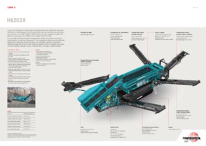 मोबाइल स्क्रीनिंग प्लांट Powerscreen H6203R