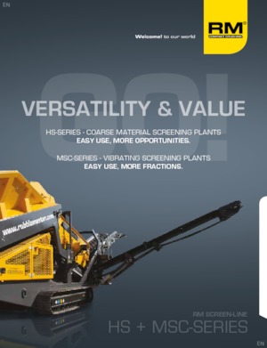 मोबाइल स्क्रीनिंग प्लांट Rubble Master HS 3500M