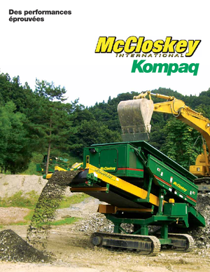 मोबाइल स्क्रीनिंग प्लांट McCloskey Kompaq